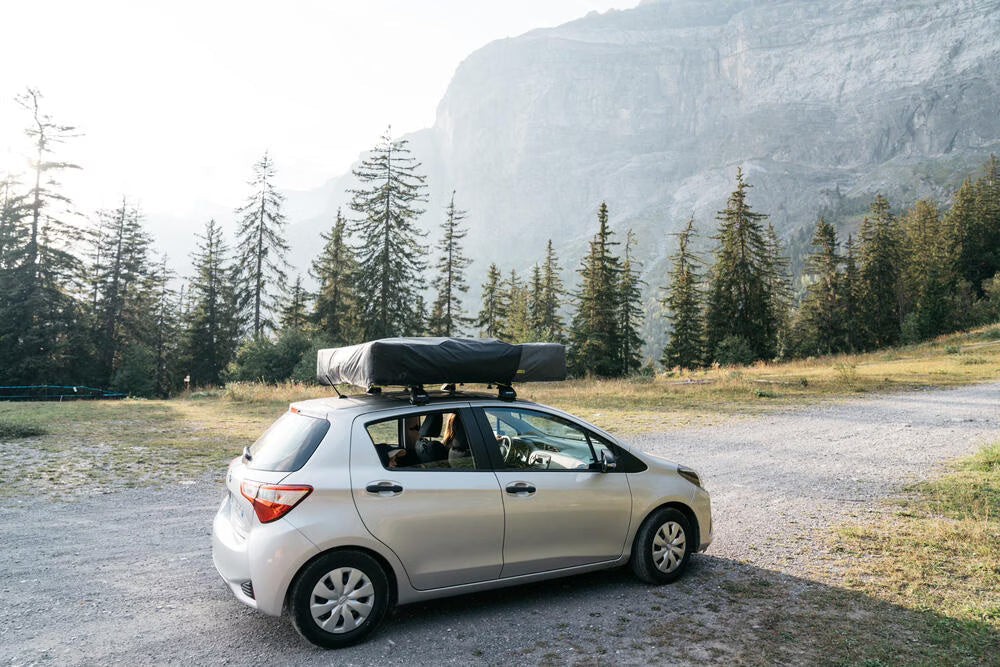 Quechua MH500 Fresh & Black Rooftop Tent - 2 Person